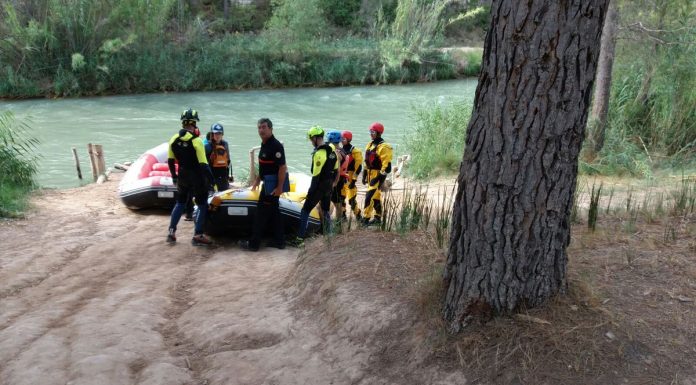 Rescate en el río Cabriel