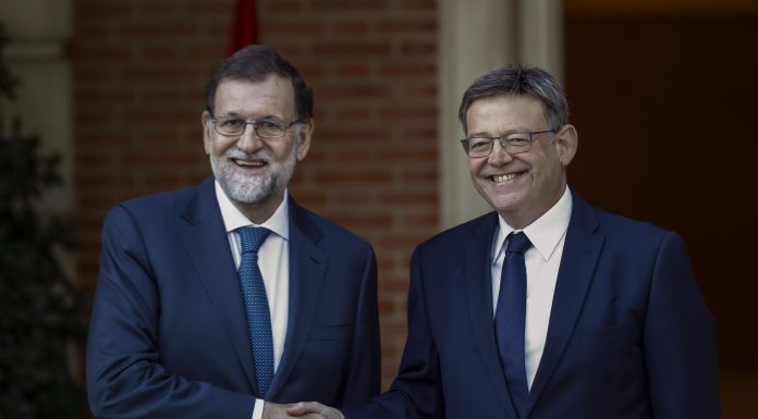 Ximo Puig i Mariano Rajoy reunits per un canvi de finançament Rajoy