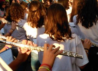 Gran entrada de bandas de música esta noche en La Torre