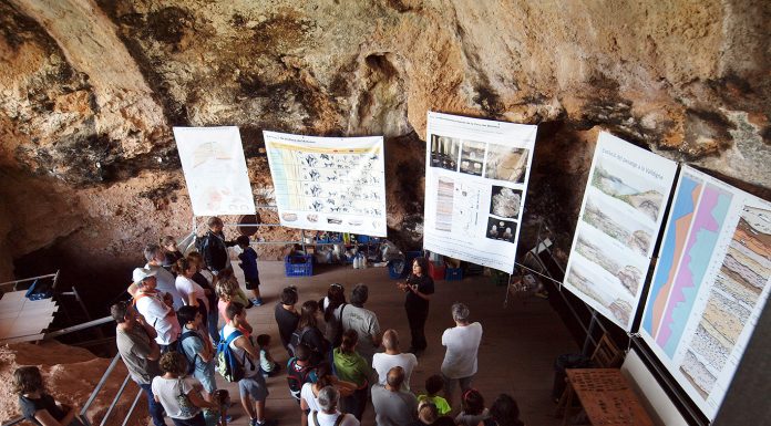 L’ambient prehistòric torna a la Cova del Bolomor Cova