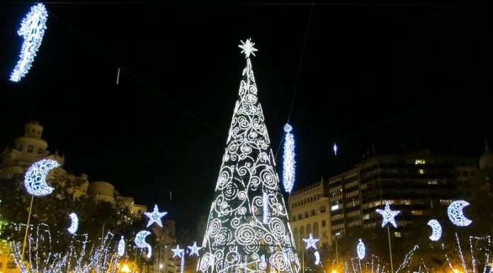 Horari de l’encès de llums de Nadal a València Navidad