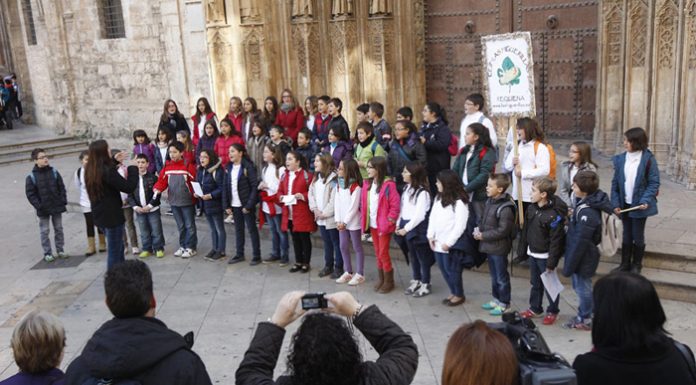 València s’ompli el divendres d’1.500 xiquets cantant nadaleques