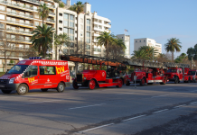 La Alameda se cierra al tráfico para preparar la Cabalgata de Reyes Reyes