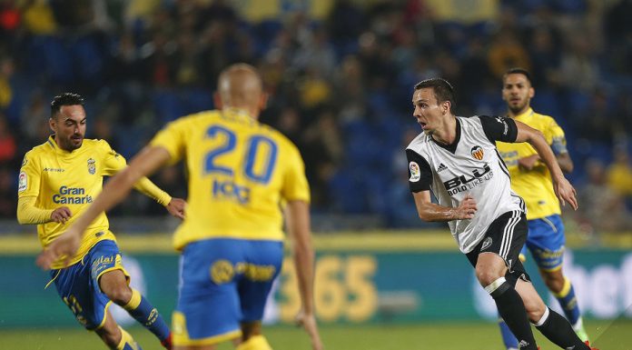 Rodrigo Moreno salva els mobles davant Las Palmas las palmas