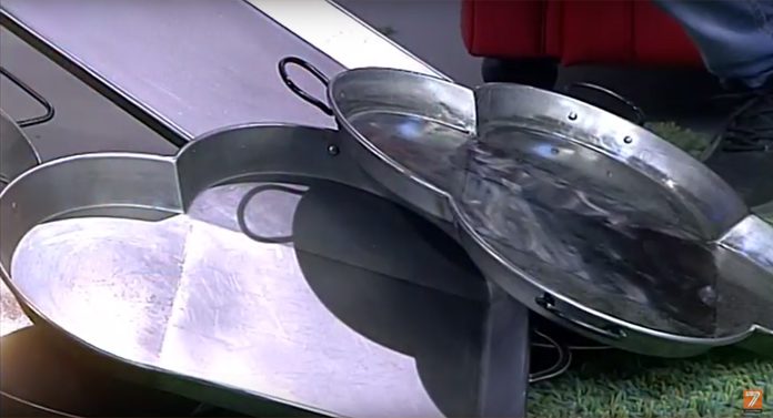La moda de las paellas con forma de trébol o corazón