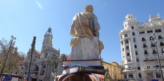 Falla de la plaza del Ayuntamiento de Valencia