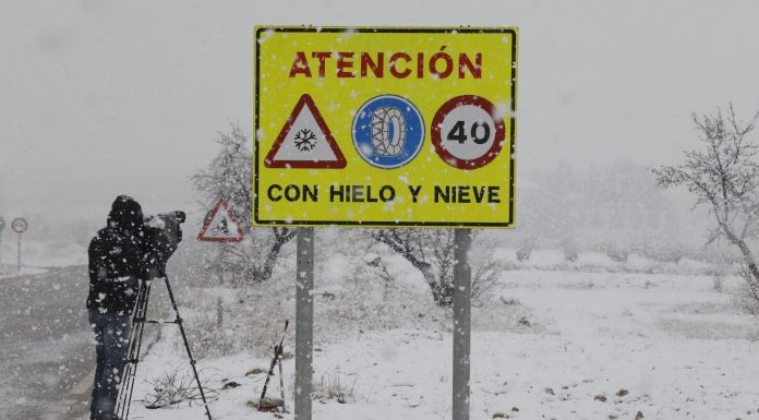 El fred amenaça la Comunitat Valenciana amb temperatures de -7,4° frío