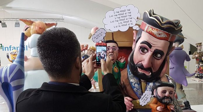 Pere Fuset y Puigdemont predominan en la Exposición del Ninot