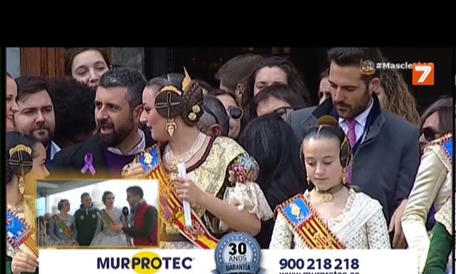 Albal, en la balconada de la mascletà de 7 Televalencia