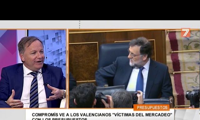 Moragues a Ribó: «Mire’s el seu melic i invertisca els 2000 milions que té de Montoro a València» Moragues