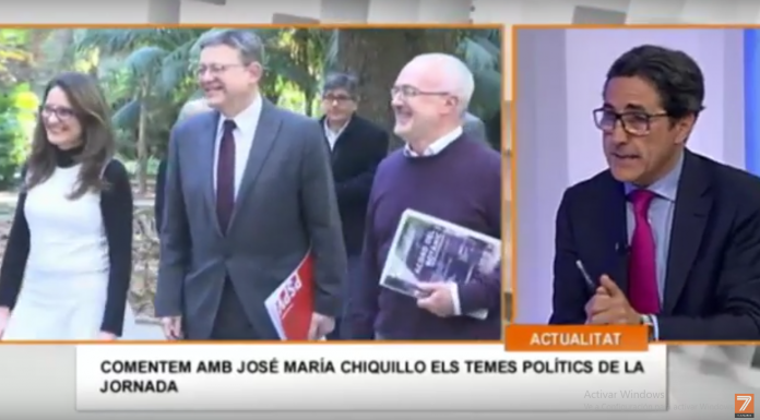 Chiquillo està a la disposició del PP de València però «del lloc 3 al 33» Chiquillo