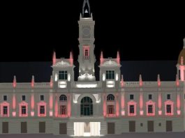 Nueva iluminacion Ayuntamiento Valencia