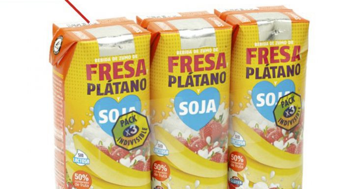 Retiran una bebida de fresa plátano Soja de Mercadona Retiran una bebida