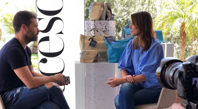 Mar Flores presenta la seua nova col·lecció de bosses a València Mar Flores