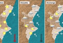 El poniente dispara los termómetros