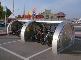 Las bicicletas solares en el puerto de València