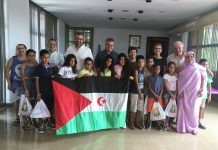 Niños y niñas saharauis en Xirivella