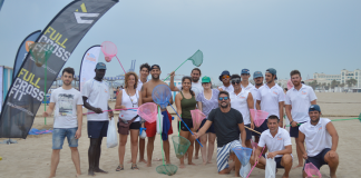 Limpieza de colillas en las playas de Valencia