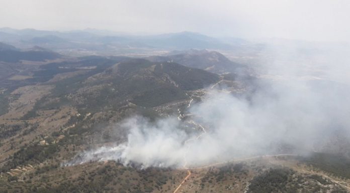 El parc natural del Montgò es crema Montgò