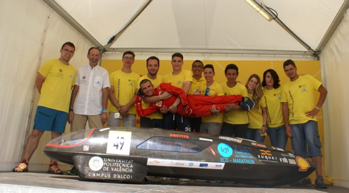 Un cotxe valencià recorre 712 quilòmetres amb 1 litre de combustible Un coche de la UPV