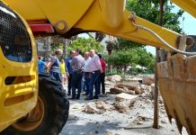 Burjassot inicia las tareas de retirada de materiales y consolidación del muro del Patio de Los Silos Patio de Los Silos