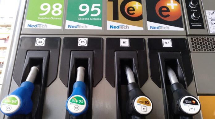 Imagen de archivo de gasolinera en València