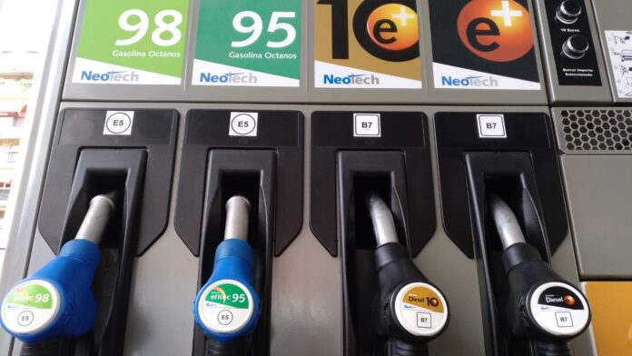 Imagen de archivo de gasolinera en València