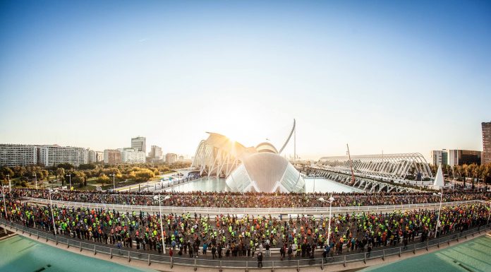 Carrers tallats per la Marató de València 2018 Maratón