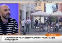 Hostalers i veïns de Ruzafa uneixen forces per «la defensa del barri» Ruzafa