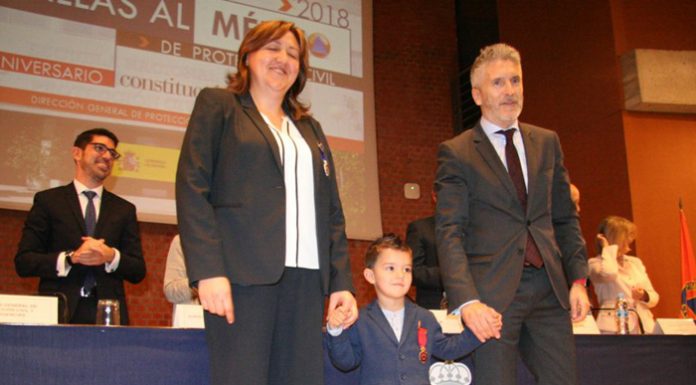 Un niño de 4 años recibe la medalla al Mérito Civil Medalla al Mérito a un niño de 4 años