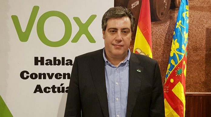 José María Llanos, president de VOX València, participa aquesta nit en Àgora VOX Valencia