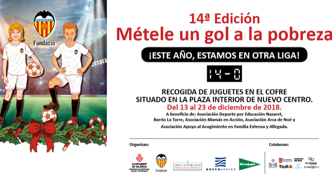 «Métele un gol a la pobreza» campaña