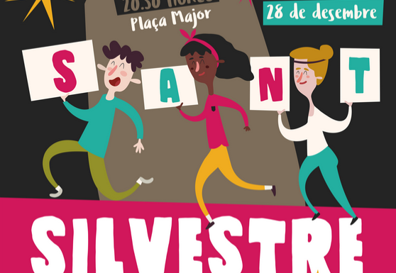 Una Sant Silvestre solidària i lliure de violència contra les dones san silvetre logo