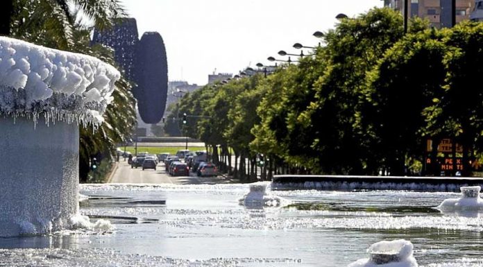 L’onada de fred desplomarà els termòmetres de València a zero graus heladas