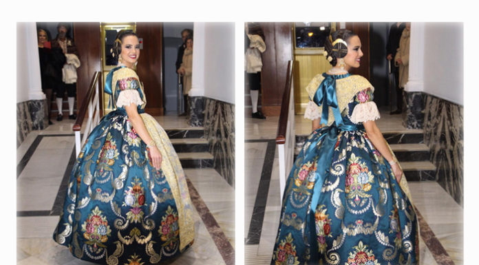 Marina viste de azul atlantis en el día de su exaltación Fotos: Ximo Fortea