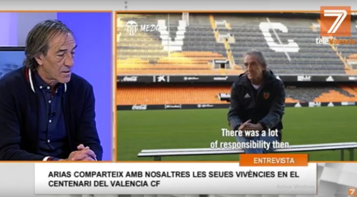 El valencianista Ricardo Arias revela com es va viure el partit del centenari des de Mestalla Ricardo