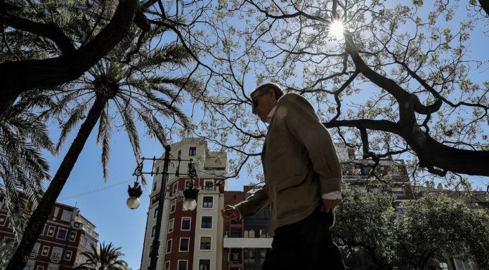 Les temperatures màximes cauran fins a sis graus en la Comunitat temperaturas
