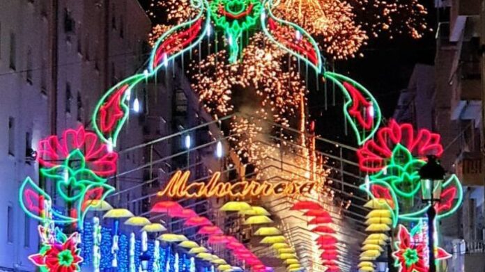 luces malvarrosa encendido luces malvarrosa