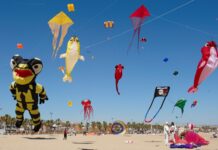 Vuelve el festival de cometas de Valencia con cometas gigantes y talleres cometas