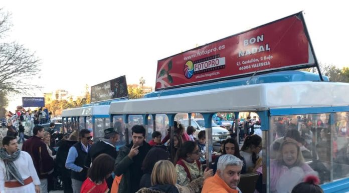 El tren dels comerciants torna al centre de València tren