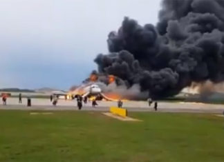 incendio en Moscú