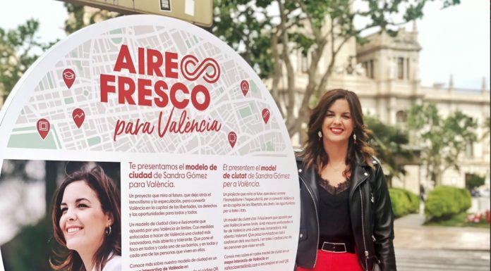 La campaña ‘Aire Fresco’ de Sandra Gómez invade València