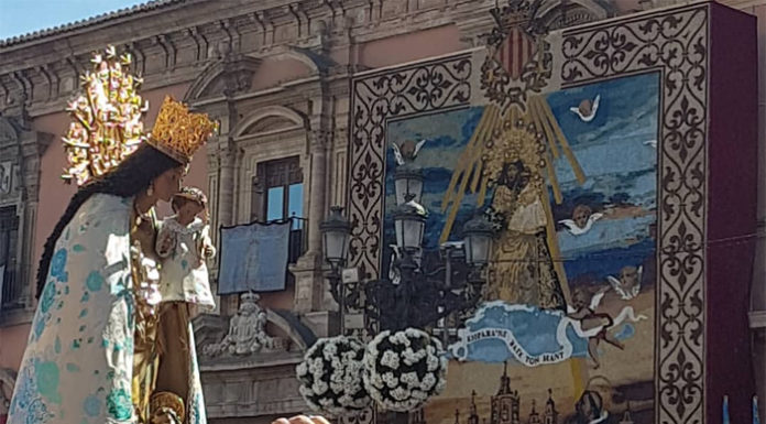Estos son los actos de la Fiesta de la Virgen de los Desamparados traslado Virgen