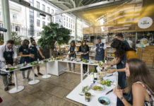 Los deportistas de élite aprenden a cocinar sano