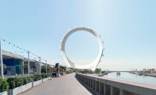 La noria gigante de la Marina tardará 16 meses en construirse