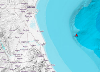 El Golfo de Valencia tiembla por los 22 terremotos producidos esta madrugada