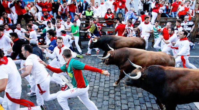Herido un hombre valenciano tras una cornada en el encierro de San Fermín san fermines