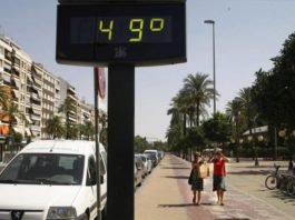 La ola de calor llega a la Comunitat Valenciana con tormentas secas y máximas por encima de los 40º