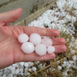 Las tormentas de pedrisco en junio