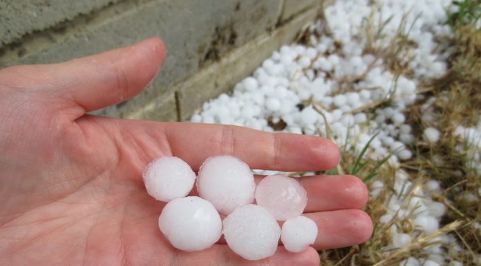 Las tormentas de pedrisco en junio
